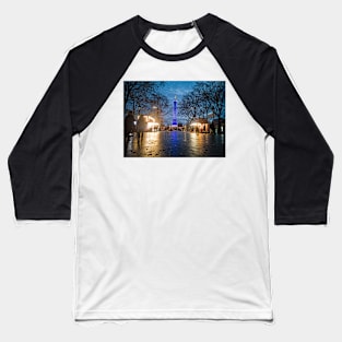 Monument by night - Paris capital of France - Europe Baseball T-Shirt